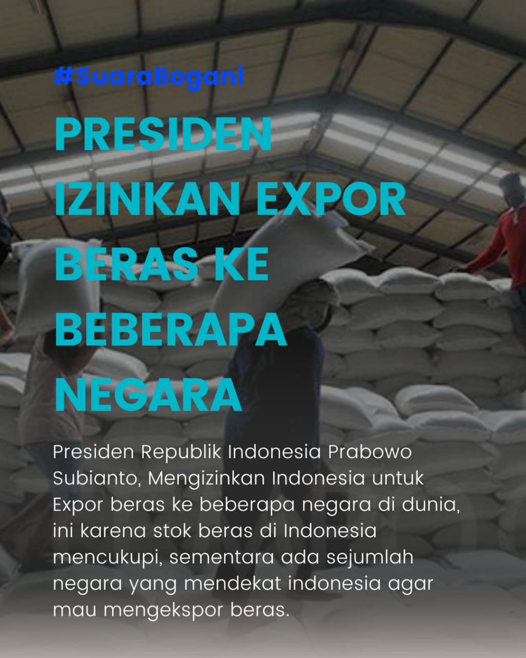 Sejumlah Negara Inginkan Ekspor Beras Dari Indonesia