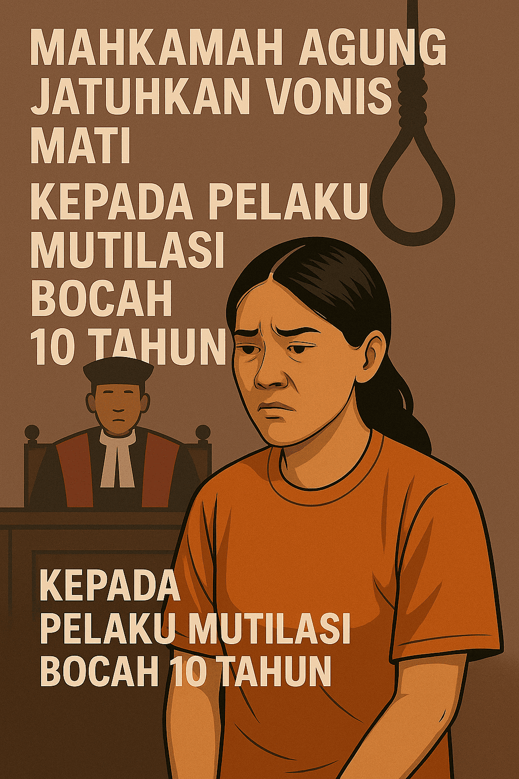 Mahkamah Agung Jatuhkan Vonis Mati!! Kepada Pelaku Mutilasi Bocah 10 Tahun