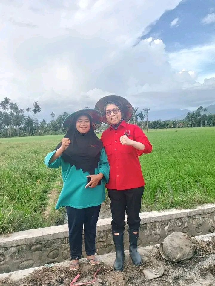 Ibu Yasti Soepredjo Mokoagow Kunjungi Desa Tungoi Dua di Hari Tani Nasional