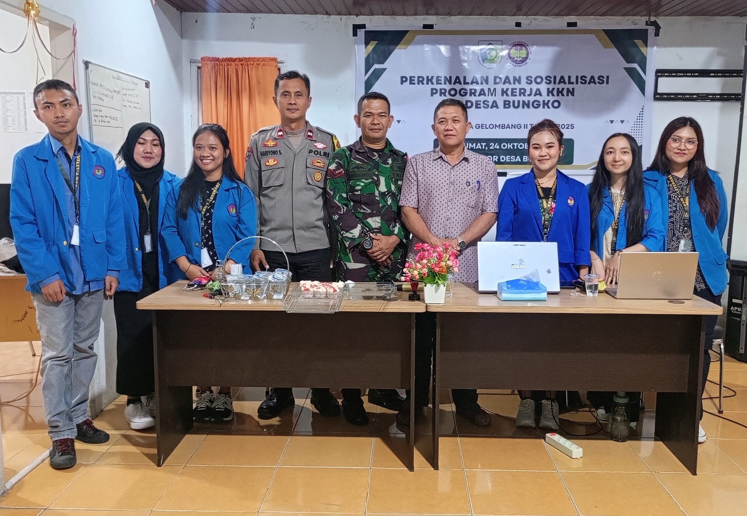Mahasiswa UNIMA Tondano Gelombang II 2025 Laksanakan Sosialisasi Program Kerja KKN
